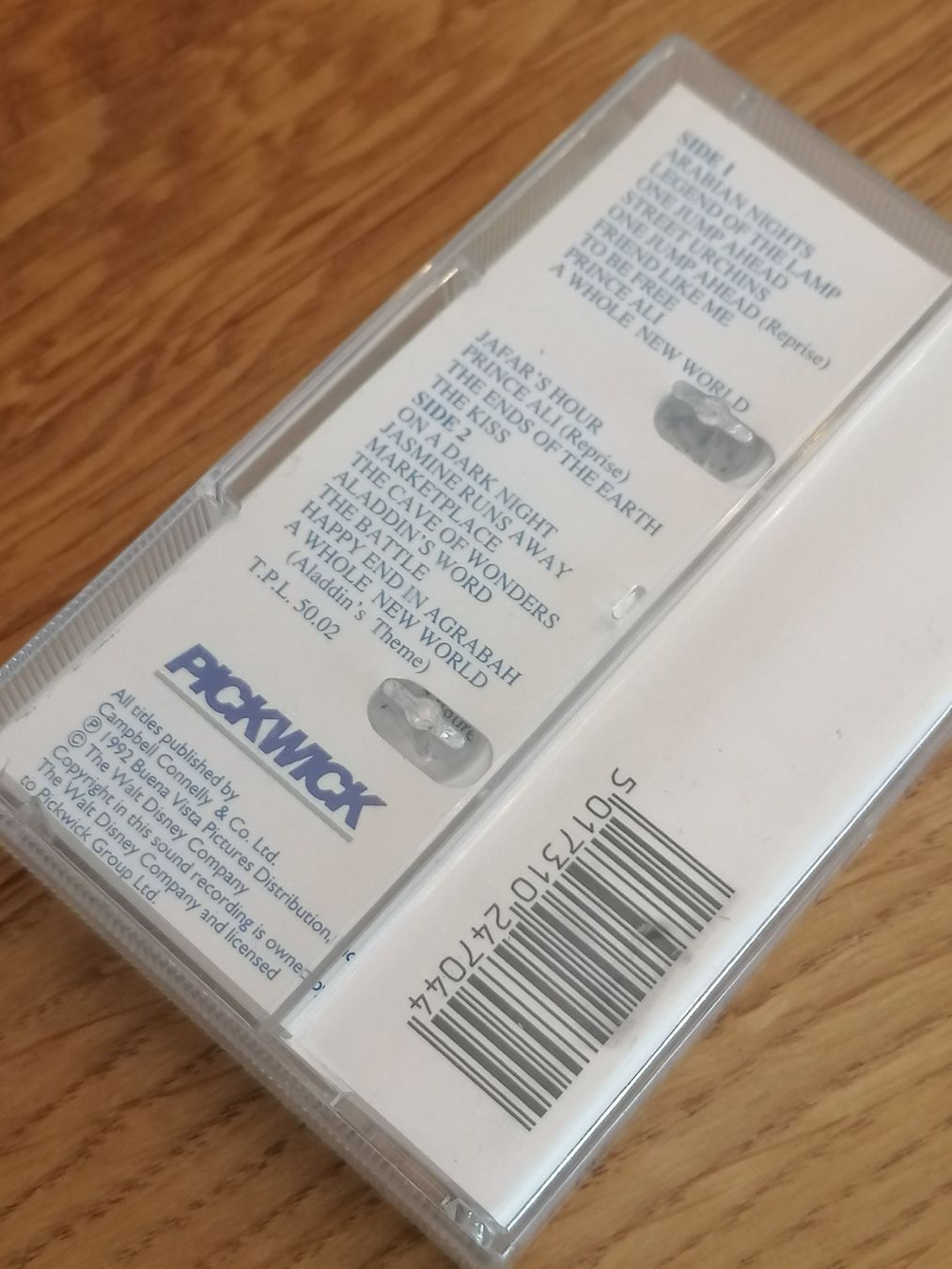 Musicassette: MC Kassette - Aladdin - Original Soundtrack 1992 – Usato da Basel venduto da vintagecollector 1