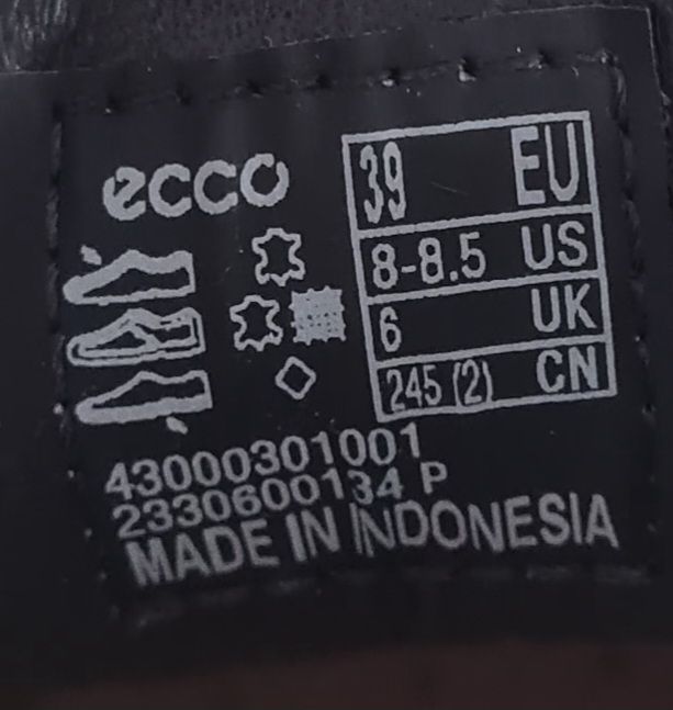 Ecco Scarpe da donna: Ledersneaker Ecco schwarz Gr. 39 – Usato da Beinwil Freiamt venduto da tafa8 3