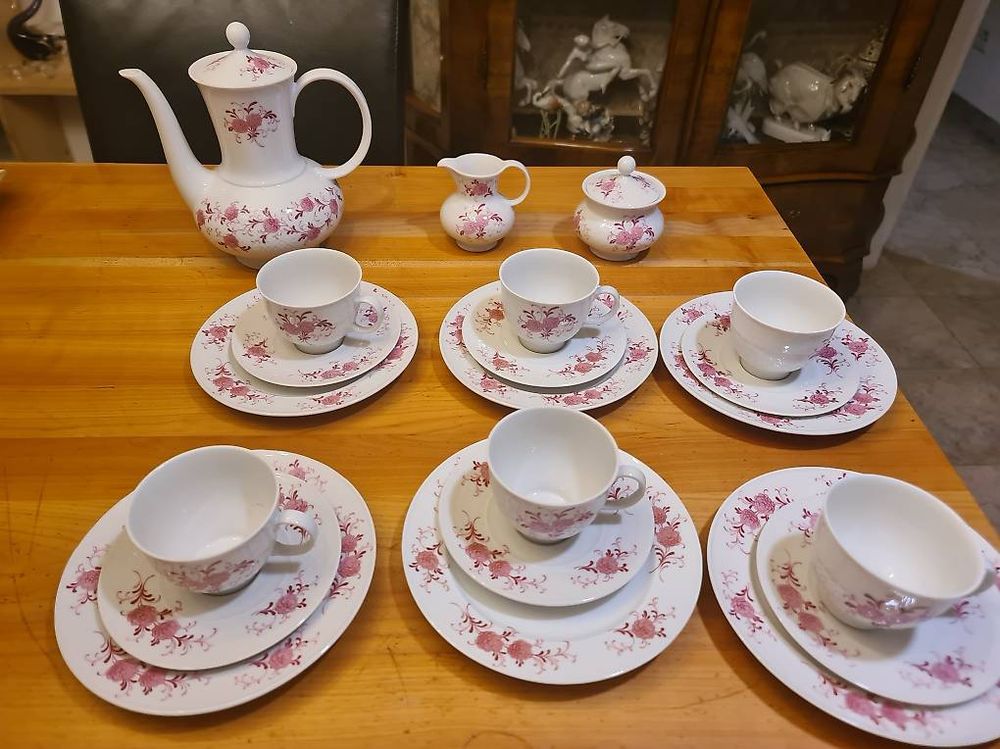 Elegantes Seltmann Weiden Kaffeeservice Alte Serien Fotosnull