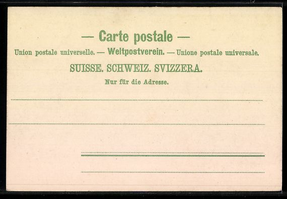 Ansichtskarten: Schynige Platte, Gummihorn, Schreckhorn, – Gebraucht aus Berlin von bartko-reher 1