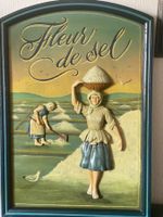 Tableau Relief Fleur de Sel Country Corner 71x49 cm en Bois