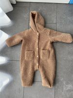 Zara Baby Teddy Bear Fleece Onesie, Size 6-9 Months