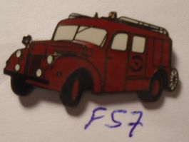 1 Feuerwehr Auto Pompier Pin (F57)