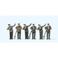 Preiser 4014 1:87 Dampflokpersonal 6 Figuren