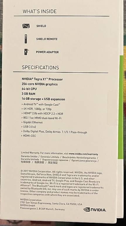 Systèmes audio & multimédias: NVIDIA Shield 4K Android TV – D'occasion à Zürich par Danimila 2