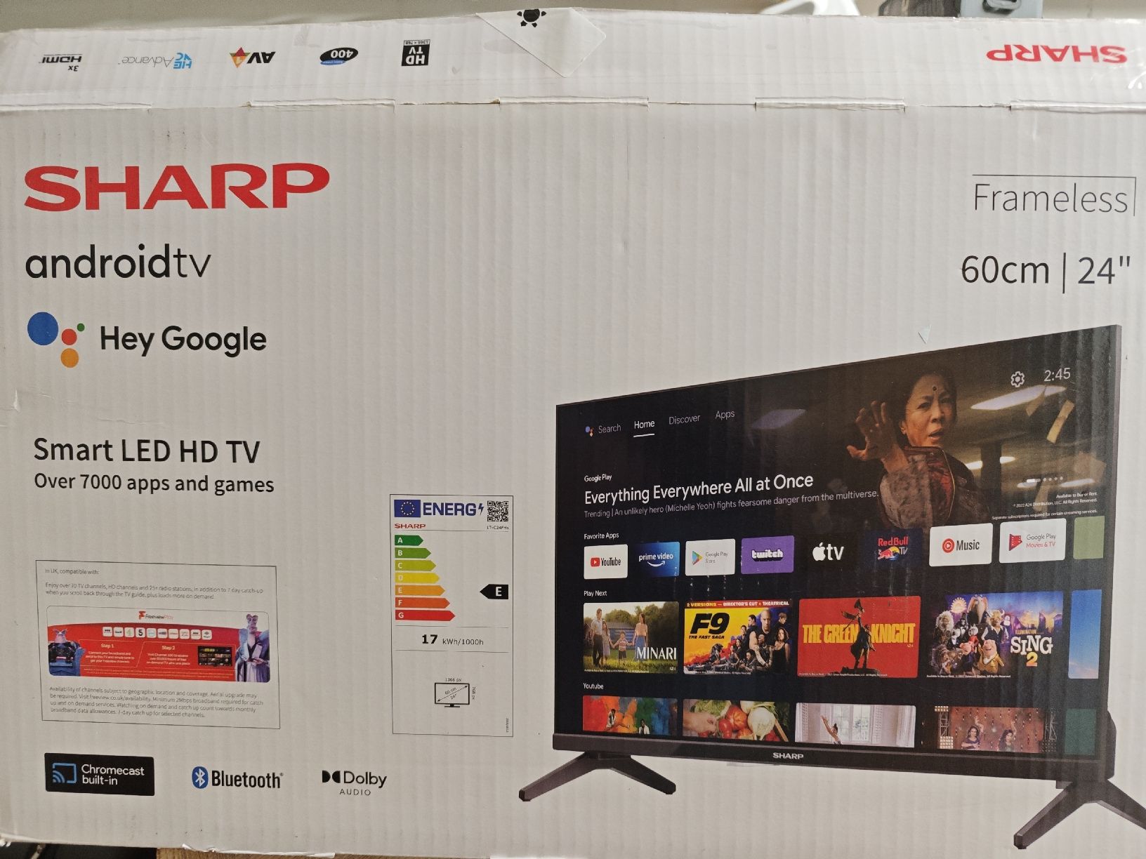 Sharp Monitore: Sharp 24 Zoll HD Smart LED TV AndroidTV  – Neu (gemäss Beschreibung) aus Oftringen von pac49 2