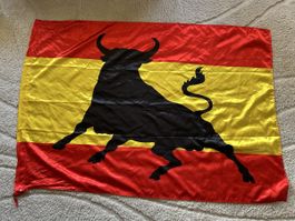 Spanien Flagge mit Stier 150x90cm
