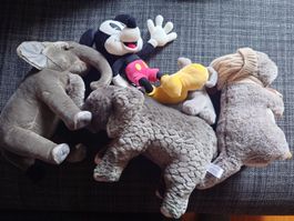 Lot peluches éléphant Mickey