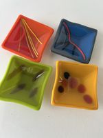 Handgemachte Glas Schälchen, ideal für den Sommerapéro!