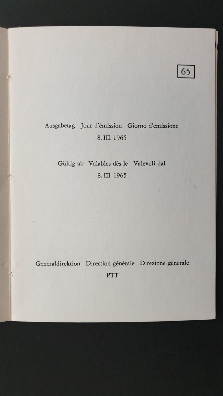 Tutti i francobolli: 2 x Werbepostmarken 1965 und 1979 – Nuovo e nell'imballaggio originale da Goldach venduto da armando_r 1