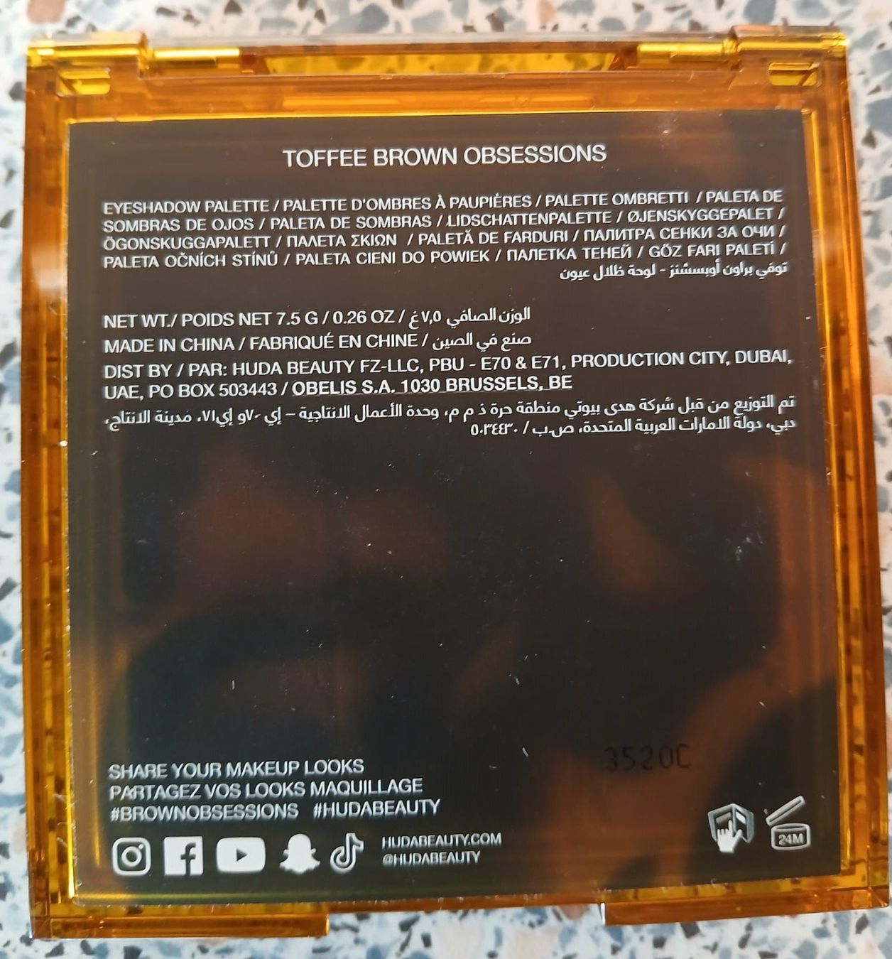 Huda Beauty Make-up: Palette Huda Beauty Toffee Brown – Usato da Allens venduto da MADE.IN.ROCK.N.ROLL 4