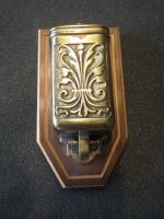 Antiker Bahn-Aschenbecher wahrscheinlich Jugendstil Messing
