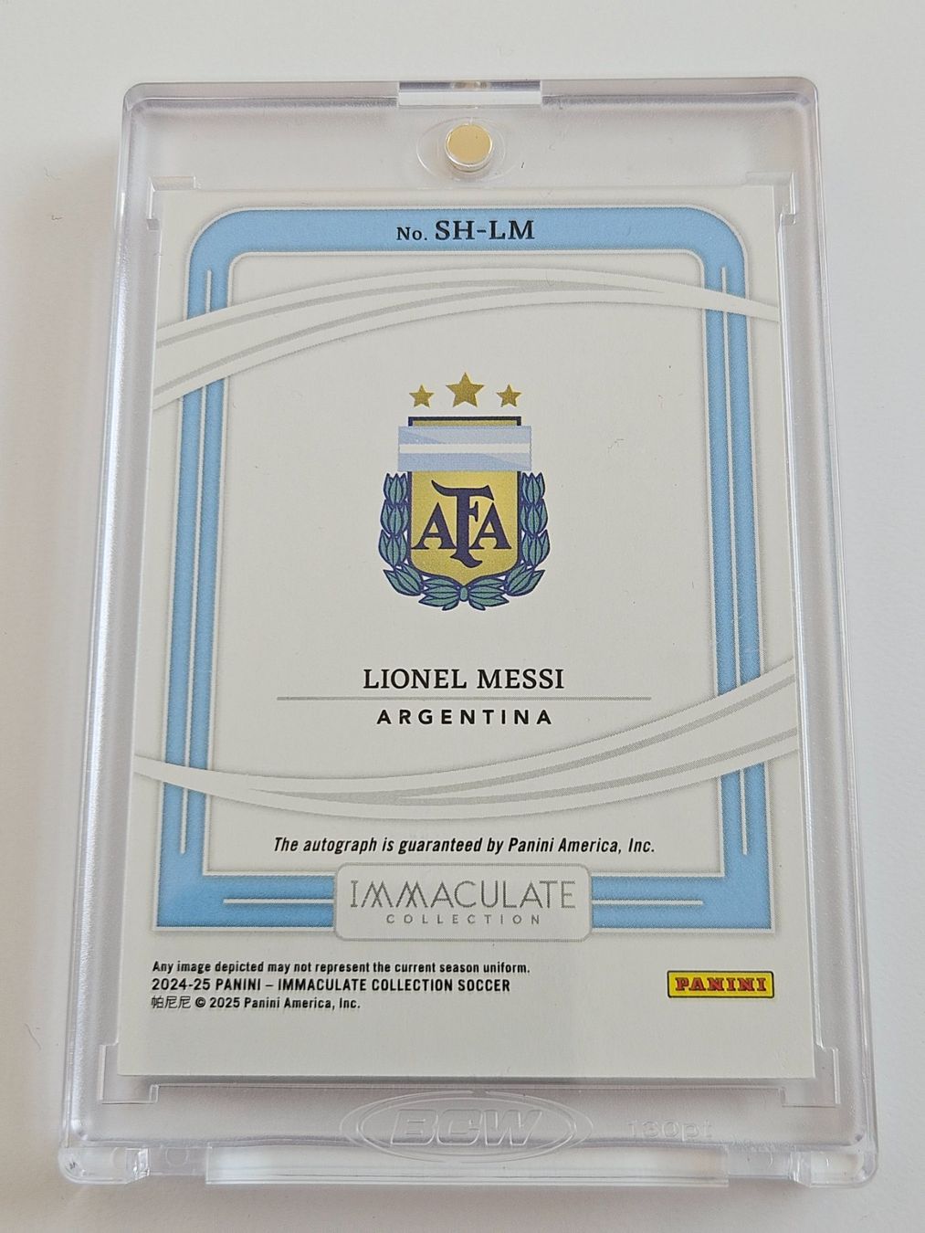 Panini Sammelbilder & Trading cards: Panini Immaculate Lionel Messi Shadowbox Autogramm 02/10 – Neu (gemäss Beschreibung) aus Baar von phi_6xdh 8