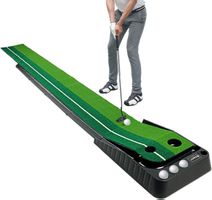 Golf Putting Trainer Grasgolfmatte automatisch zweifarbig