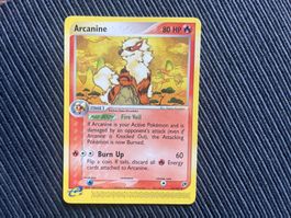 Pokemon Arcanine Rare non Holo Rare EX Sandstorm Englisch