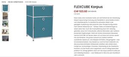 Micasa Flexcube Korpus / Petrol / 3 Schubladen + Rollen