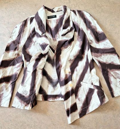 JACKE BLAZER VON BLACKY DRESS 34 XS ANIMAL,  TOP ZU BLUSE