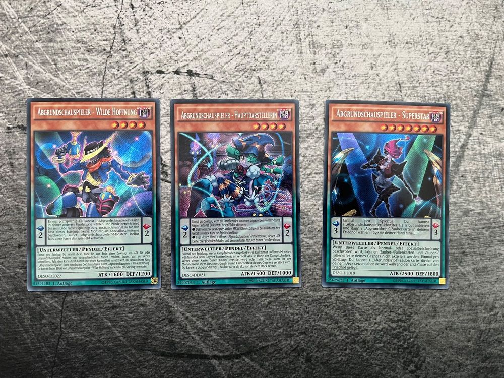 Abgrundschauspieler Set (DESO), Secret Rare 1