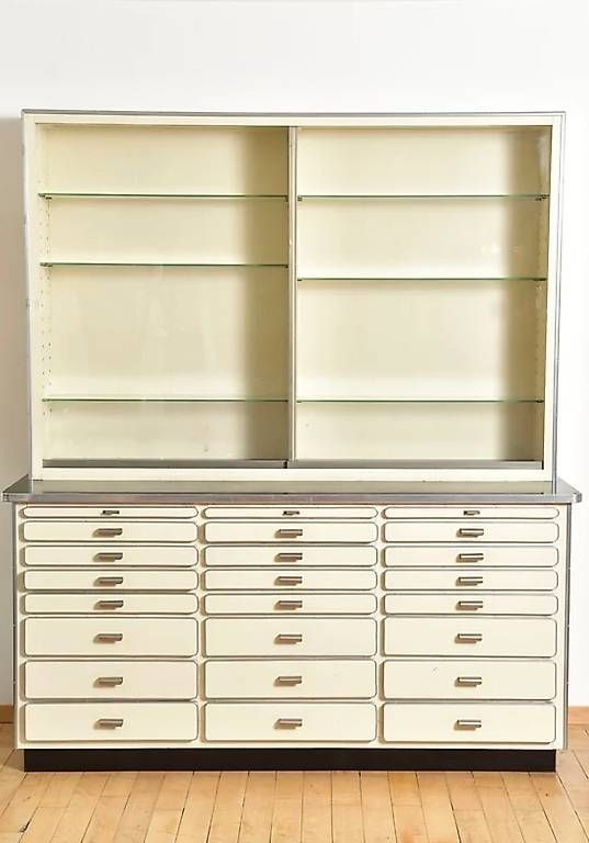Vetrine: Apotheker Vitrine aus den 40s – Usato da Zürich venduto da IndividumCH