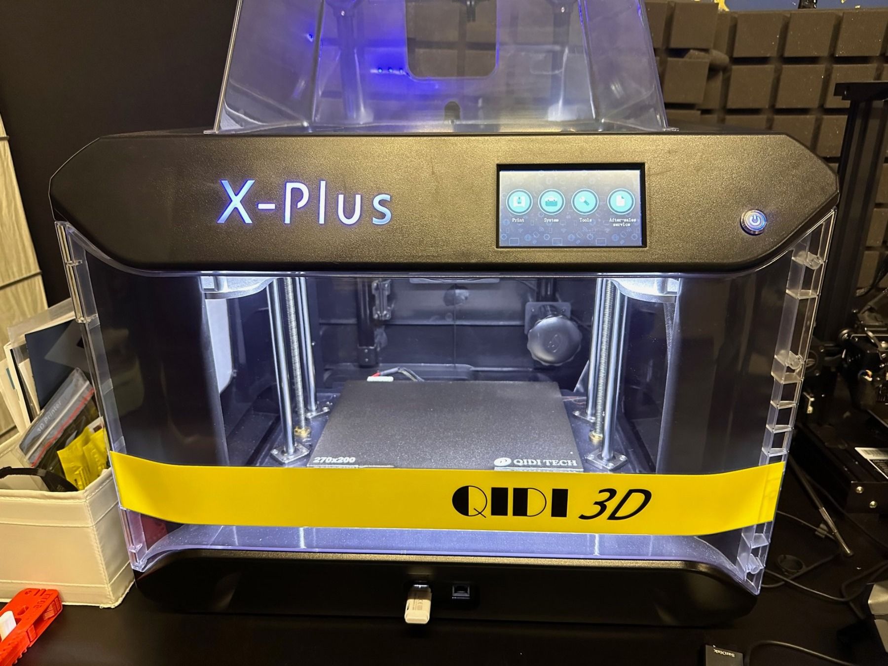 3D Drucker: 3D Drucker Qidi-Tech X-Plus mit diversem Zubehör – Gebraucht aus Baar von