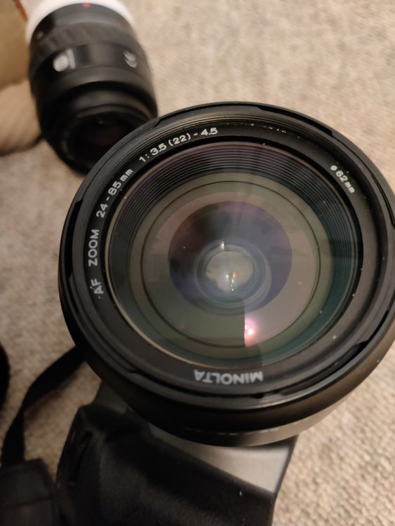 Minolta Fotocamera: Minolta Dynax 500si Spiegelreflexkamera mit div. Objekten – Usato da Muttenz venduto da IkaSul 7