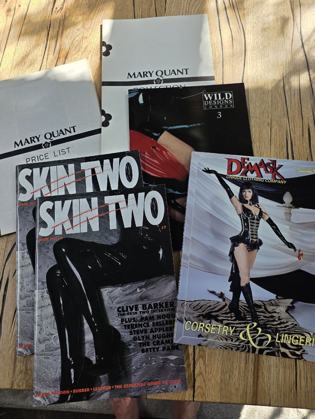 Libri: Zeitschriften-Set Mary Quant, Skin Two, Demask – Usato da Aesch BL venduto da imbeli