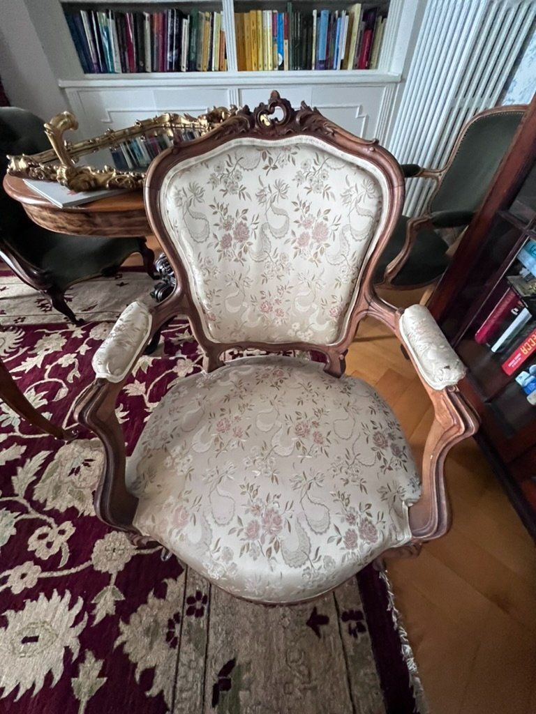 Poltrone: Bel ensemble de salon XIX style Louis XV – Usato da Pully venduto da Artemisya 8