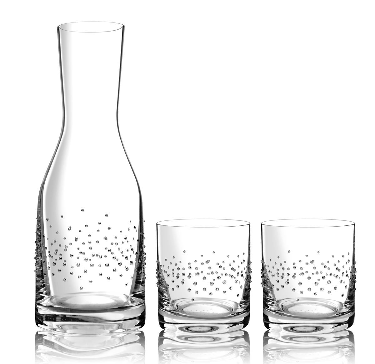 Caraffe: Karaffe mit 2 Gläser, Bohemian Grace TAB – Nuovo e nell'imballaggio originale da Wettingen venduto da kochshop 2