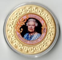 Sapphire Jubilee_2017_Dei Gratia Regina_Elizabeth II_Gedenkm