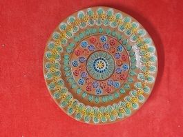 Keramik Wandteller aus Spanien, Durchmesser 19 cm