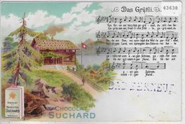 Chocolat Suchard - Das Grütli - Litho