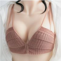 NEUES braunes Top mit Brust Cups für Gr. XS & S - 223002