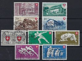 1949-50 Pro Patria gestempelt 14228