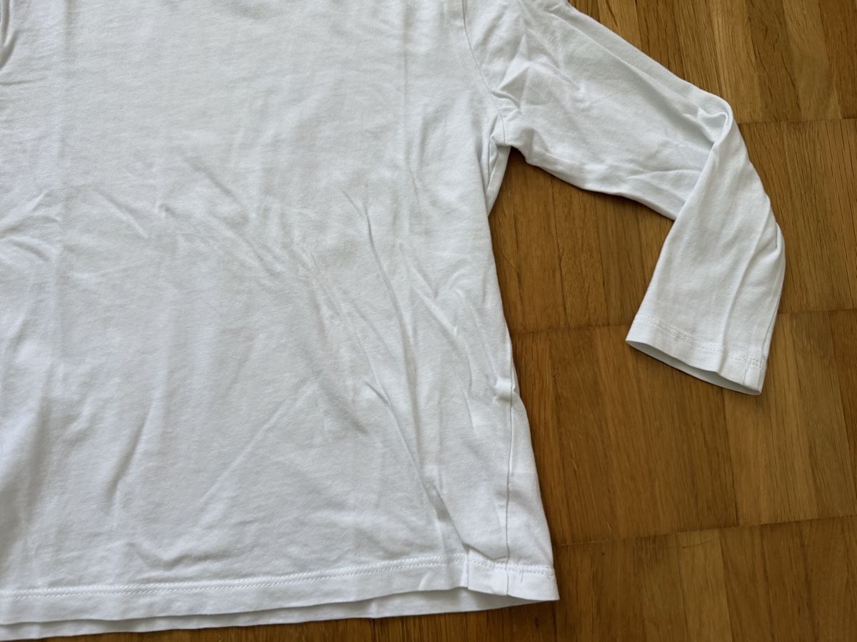 H&M Maglioni & Felpe: Langarmshirt weiss H&M Grösse 110/116 Basic Organic Cotton – Usato da Jona venduto da Good_luck_ 3