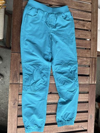 Jako-O Hose verstärkte Knie Gr. 140/146 türkis