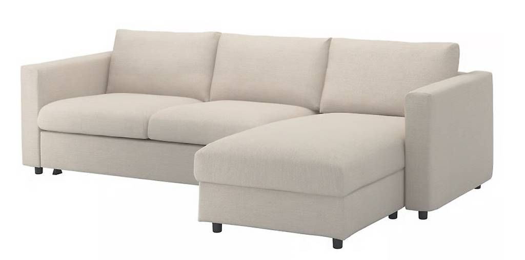 Tessuti: Housse IKEA VIMLE + 2 Appuis-tête - Gunnared beige – Usato da Nyon venduto da con_dy8s 3