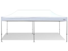 HEBU-Tent Faltzelt ROYAL 3x6m - weiss, mit PVC Dach