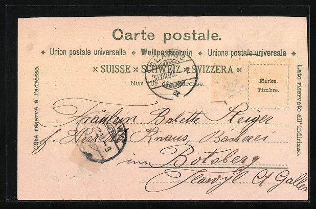 Cartes postales: Litho Glarus, Hotel Glarnerhof, Volksgar – D'occasion à Berlin par bartko-reher 1