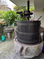 Alte Tessiner Weinpresse aus dem 1800 - Granit - 2,5 Tonnen