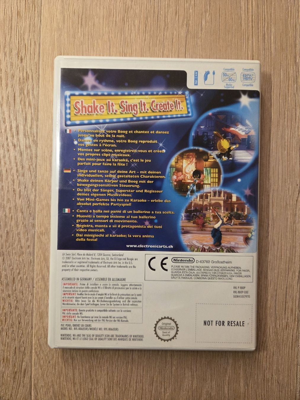 Nintendo Giochi: Wii - Boogie mit Mikrofon – Usato da Altendorf venduto da sel_x9x5 1