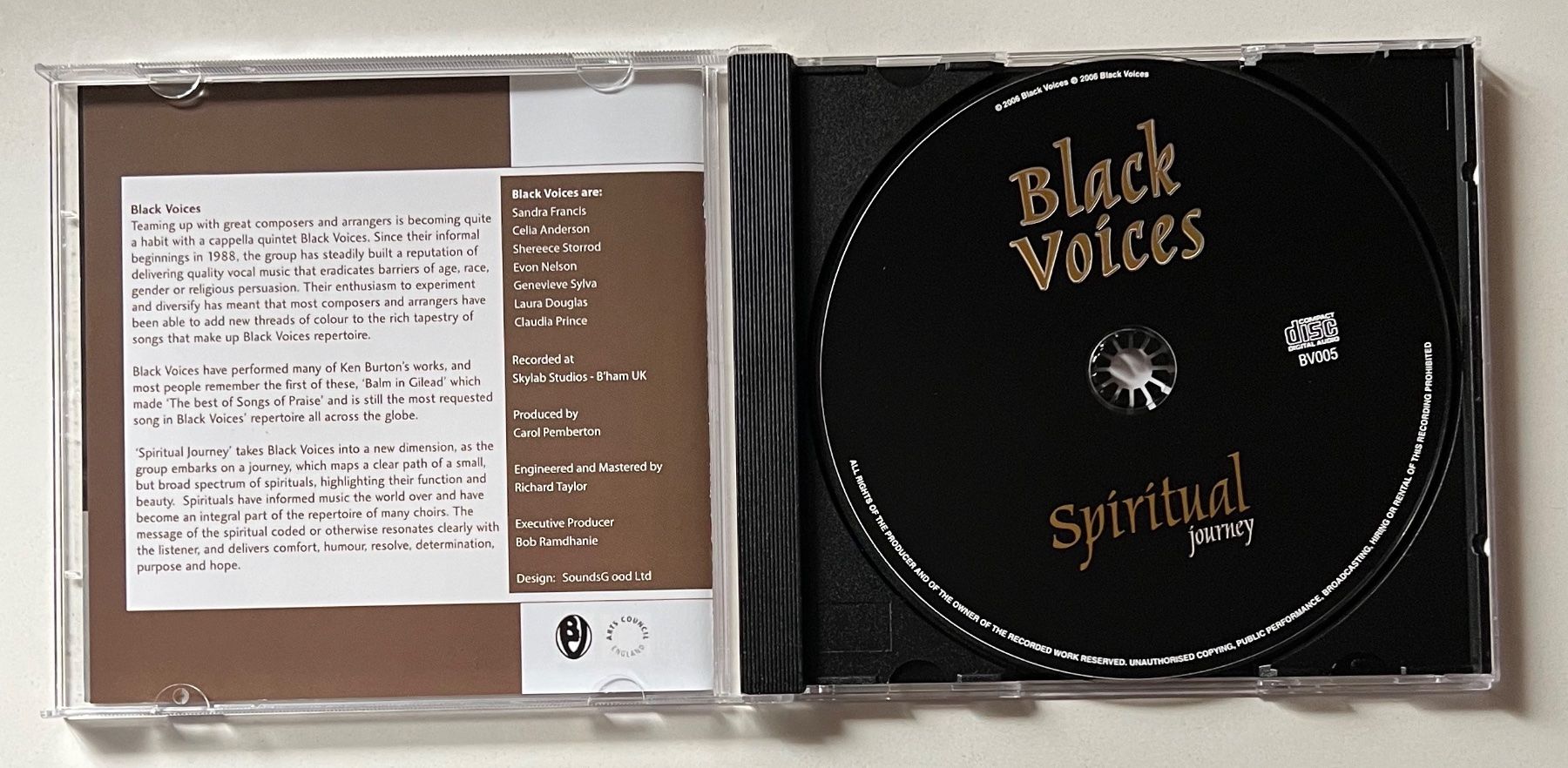 CD: Black Voices / Spiritual Journey – Usato da Näfels venduto da rottabi 2