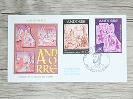 CL05 Enveloppe + Timbre Andorre 1967