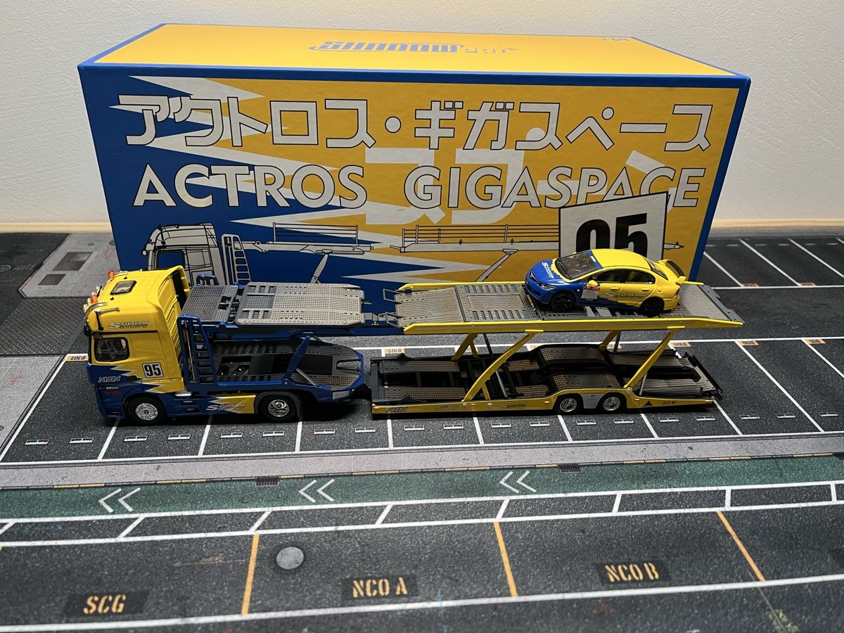 Modellautos: G.C.D. 1/64 Mercedes Actros Gigaspace "Spoon" – Neu (gemäss Beschreibung) aus Chur von SpaceMonkey