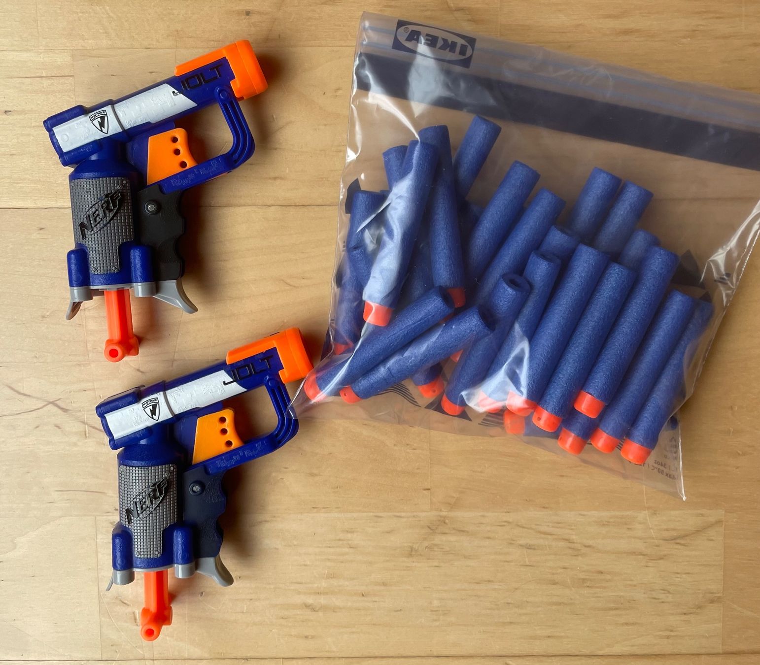 Nerf Giocattoli: Nerf Jolt - 2 Sück mit Darts – Usato da Schüpfheim venduto da Schnisu