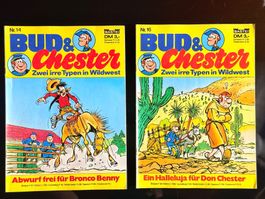 Bud & Chester Comic-Hefte Nr. 14 & 16 - Wildwest Klassiker