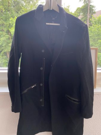 Schwarzer H&M Herrenmantel, Gr. 46, toller Schnitt