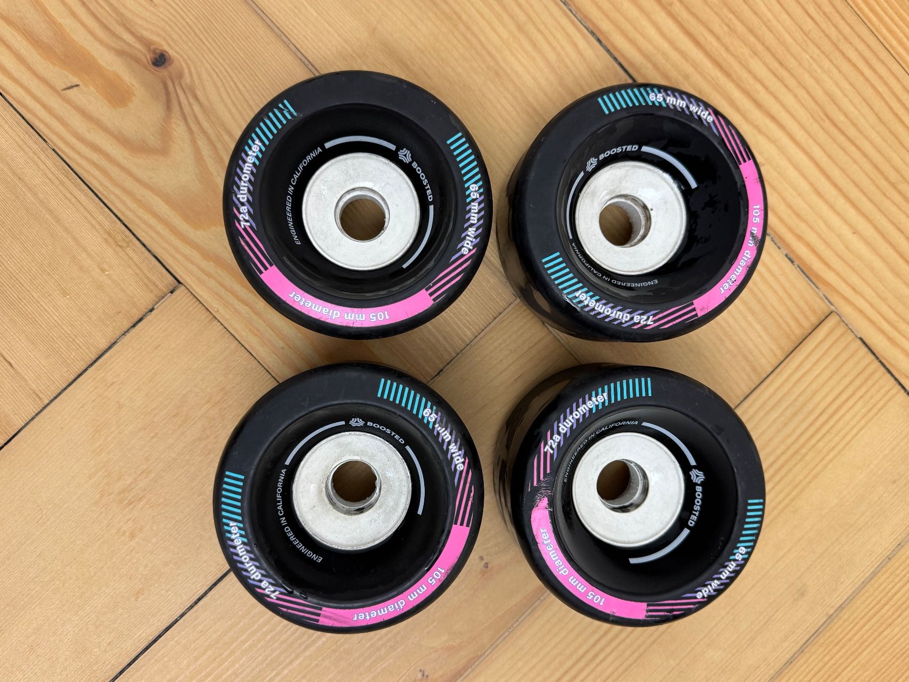 Skateboards: Original Boosted 105mm Longboard Wheels – Usato da Zürich venduto da jme_7fbb 1