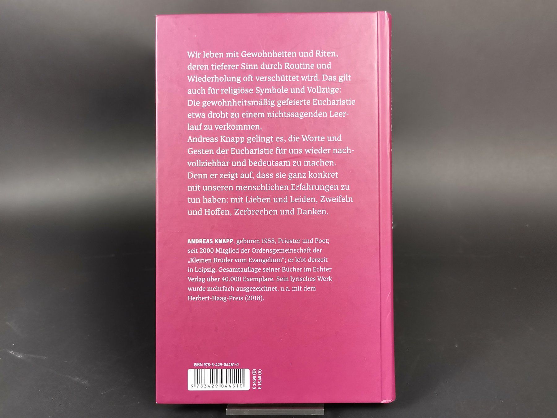 Libri: BUCH Vom Segen der Zerbrechlichkeit Andreas Knapp – Usato da Schaffhausen venduto da Restwert_SH 1