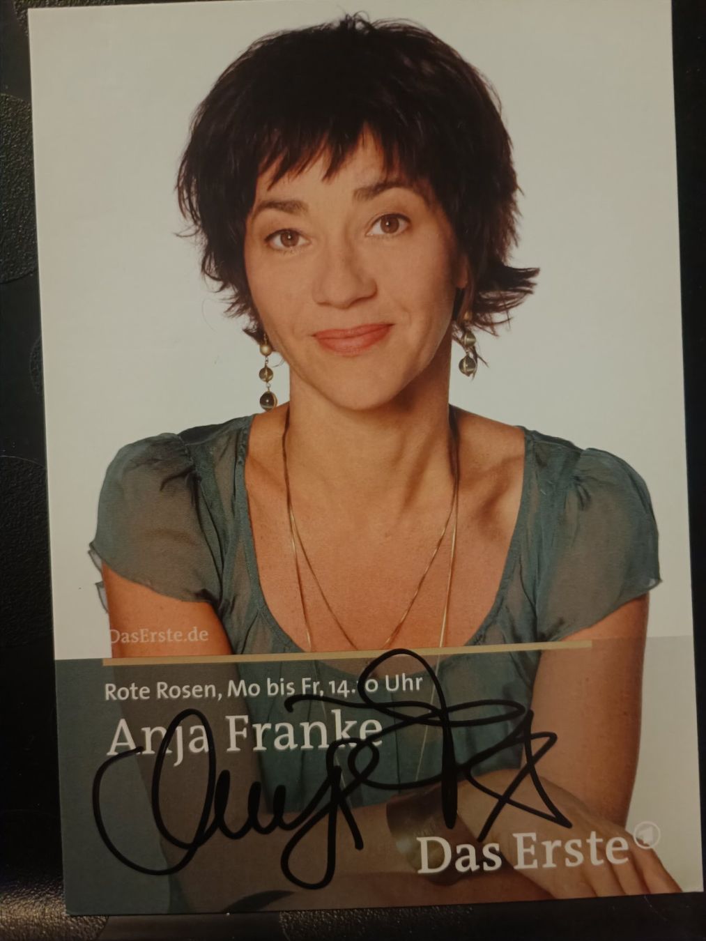 Autografi: Anja Franke - handsigniert - Rote Rosen – Usato da Menziken venduto da Artographs