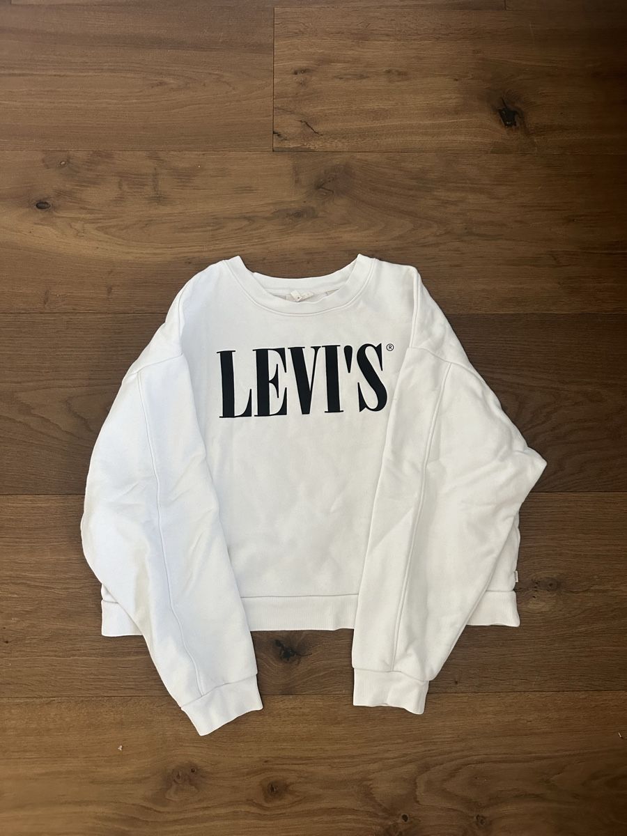 Levi's Maglioni & Felpe: Levi's white sweatshirt, Size S – Usato da Münchwilen AG venduto da car_gv2z